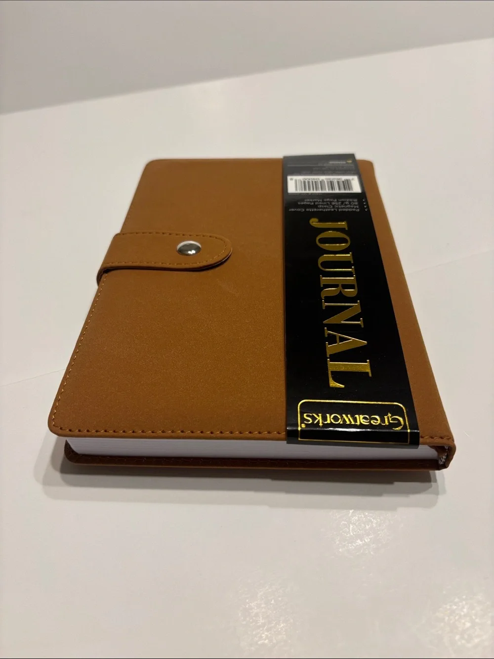 Greatworks Tan Padded Leatherette Journal